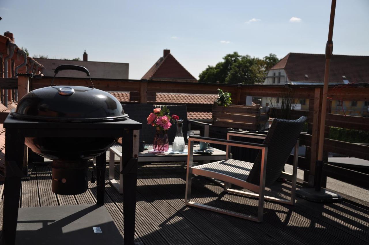 Gemutliche Dachwohnung Mit Kleiner Oder Grosser Dachterrasse Nebeneinander Wolmirstedt Zewnętrze zdjęcie